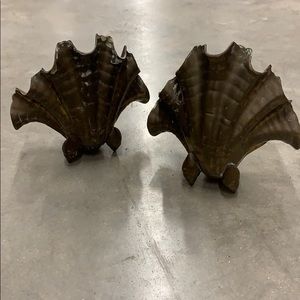 Vintage Brass Bookends Set of 2 Art Deco style